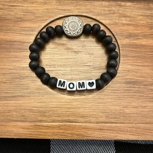 Letter bracelet- mom- boho style